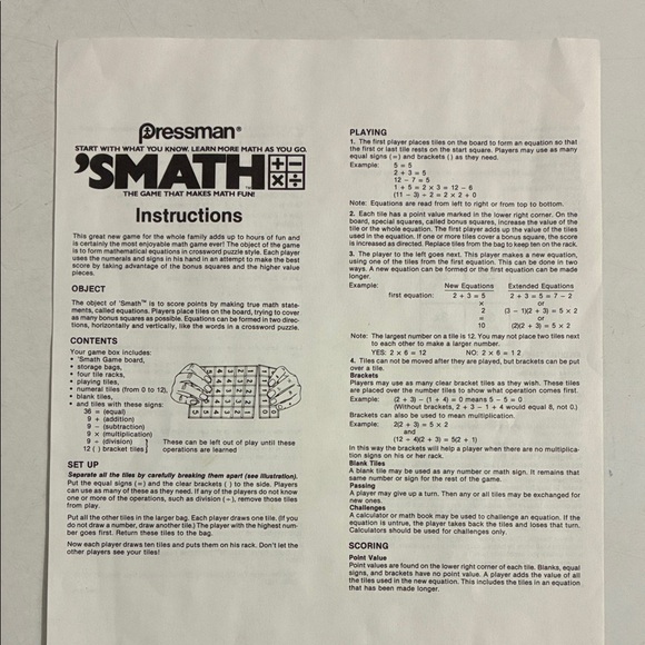 Pressman 'SMATH' Math Learning Game - Picture 11 of 11